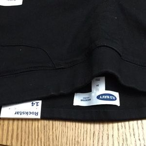 Black jeans OLD NAVY SIZE 14 ROCKSTAR JEANS